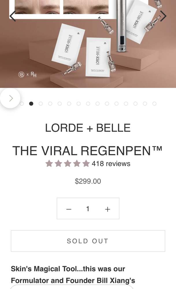 2 Lorde + Belle RegenPen Skincare Devices - Picture 9 of 9